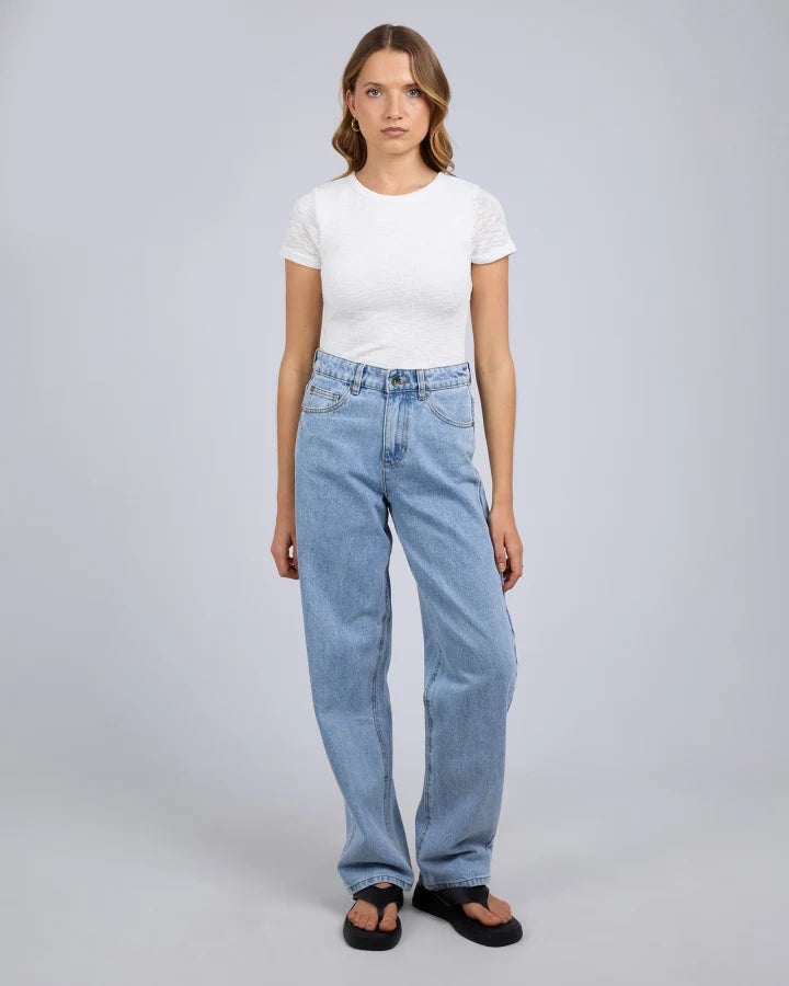 Silent Theory Leonie Baby Tee - White