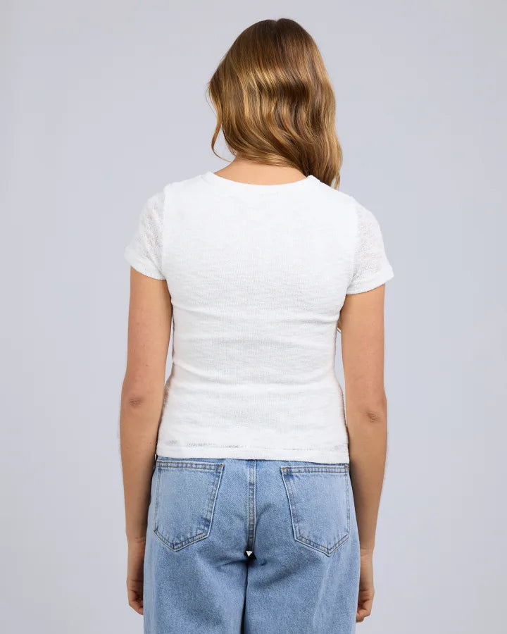 Silent Theory Leonie Baby Tee - White