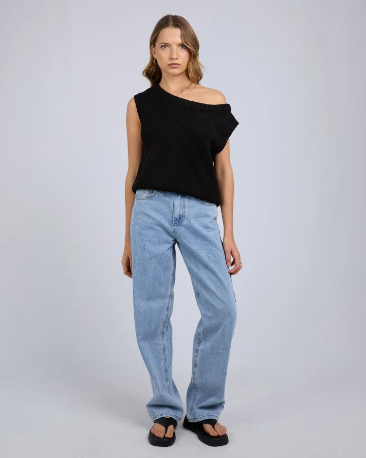 Silent Theory Solara Knit Top - Black