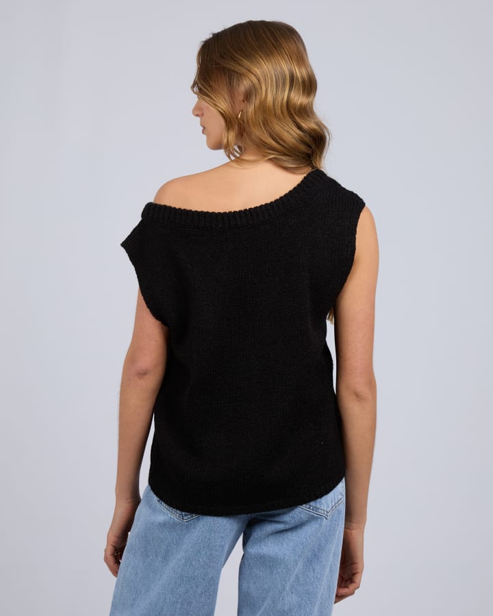 Silent Theory Solara Knit Top - Black