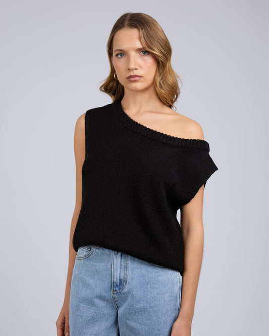 Silent Theory Solara Knit Top - Black