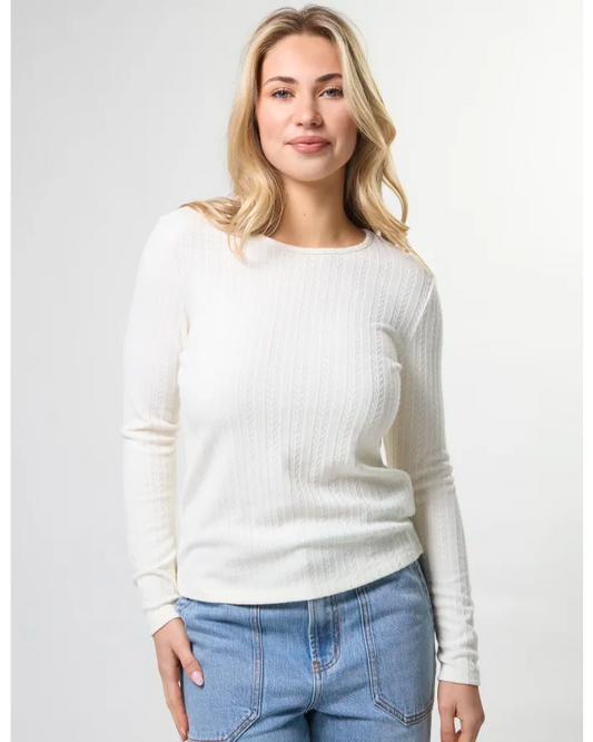 Stella + Gemma Everlay Top - Milk