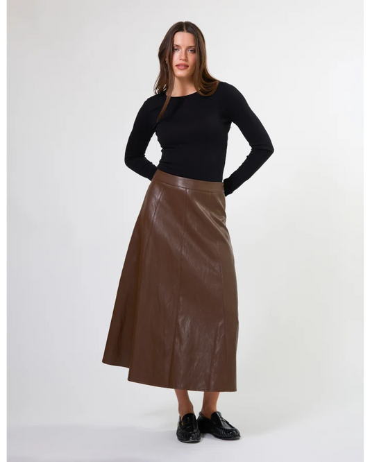 Stella + Gemma Monroe Skirt - Cocoa