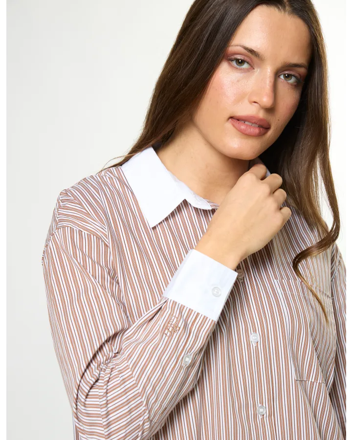 Stella + Gemma Connery Shirt - Boardroom Brown