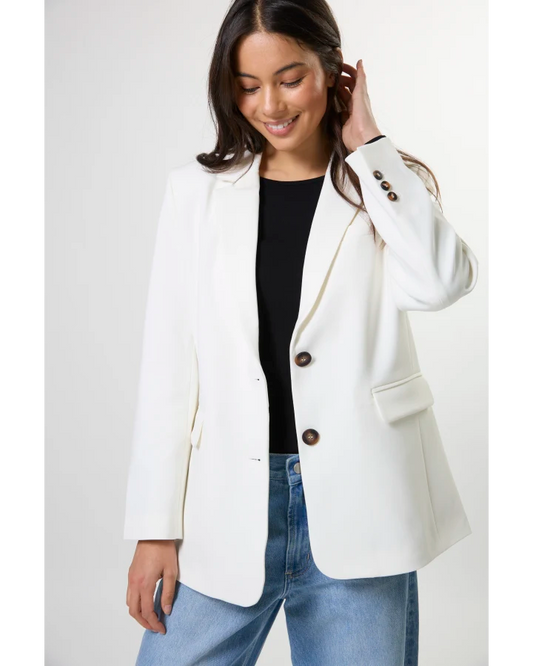 Stella + Gemma Hunter Blazer - Pearl