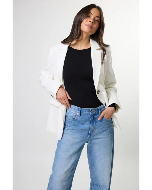 Stella + Gemma Hunter Blazer - Pearl