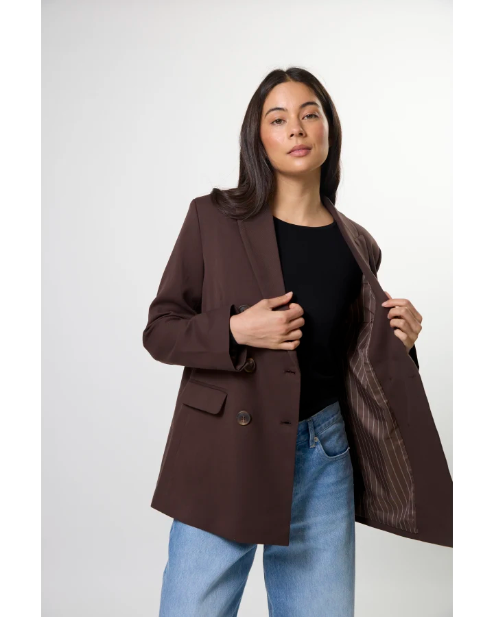 Stella + Gemma MonteCarlo Blazer - Brunette