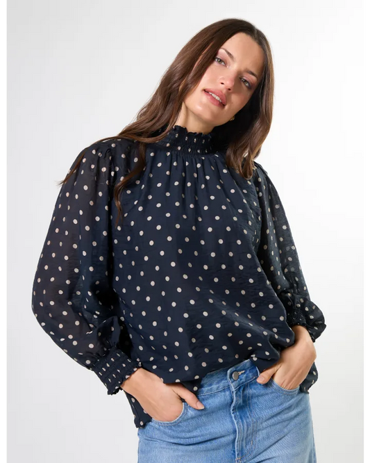 Stella + Gemma Sylvie Top - Midnight Dot