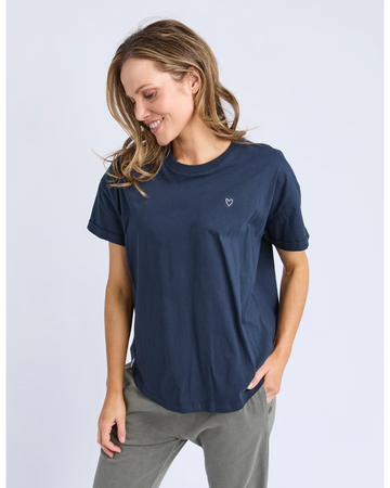 Elm Halli S/S Tee - Navy