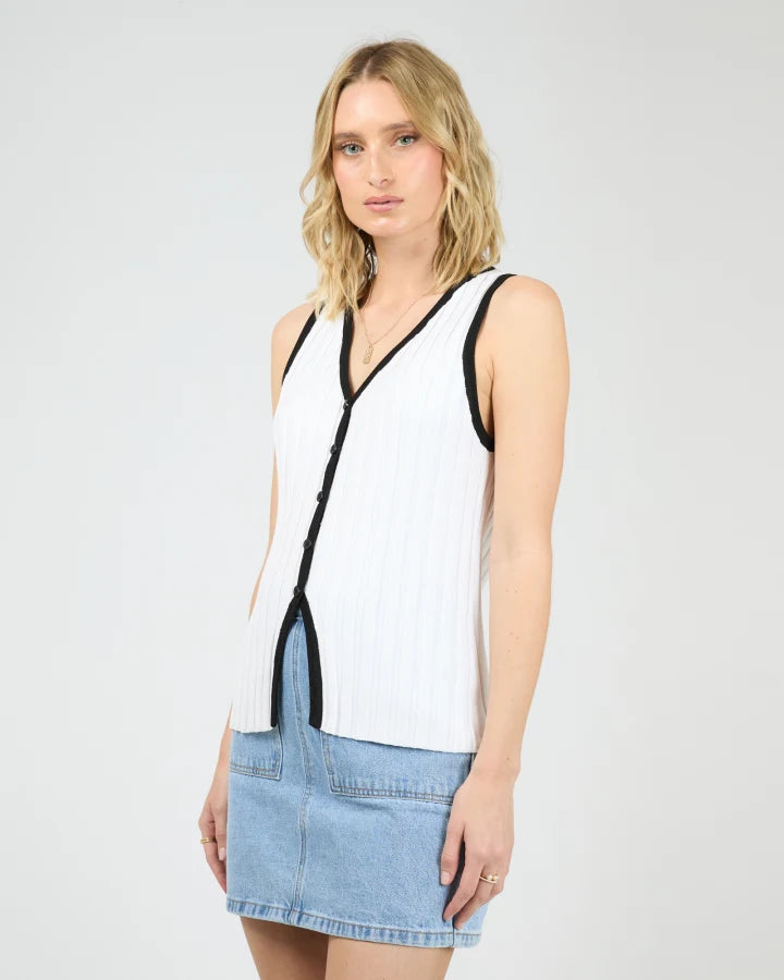 All About Eve Sigrid Top - White