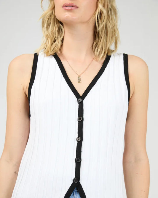 All About Eve Sigrid Top - White