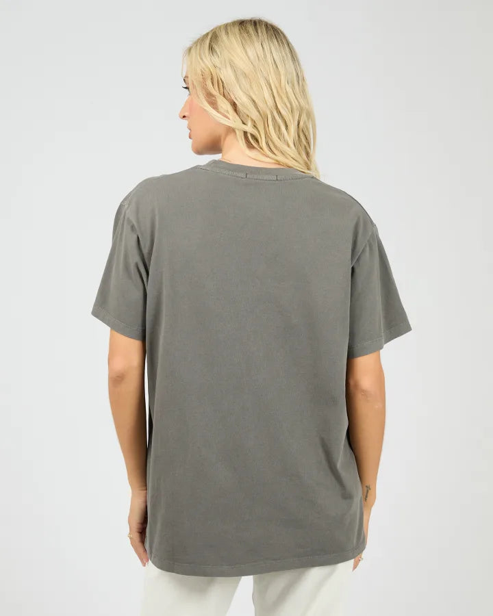 All About Eve Relaxed Palermo Tee - Charcoal