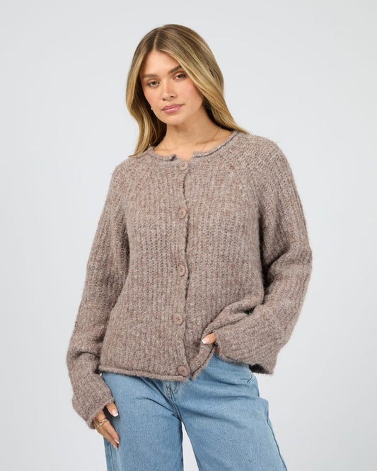 All About Eve Devon Cardigan - Coffee