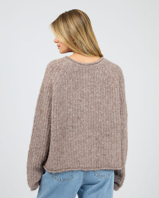 All About Eve Devon Cardigan - Coffee