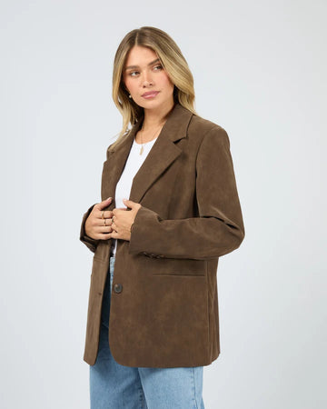 All About Eve Vanner Blazer - Coffee