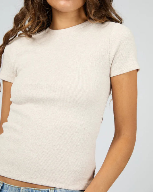 Silent Theory Bella Tee - Oatmeal