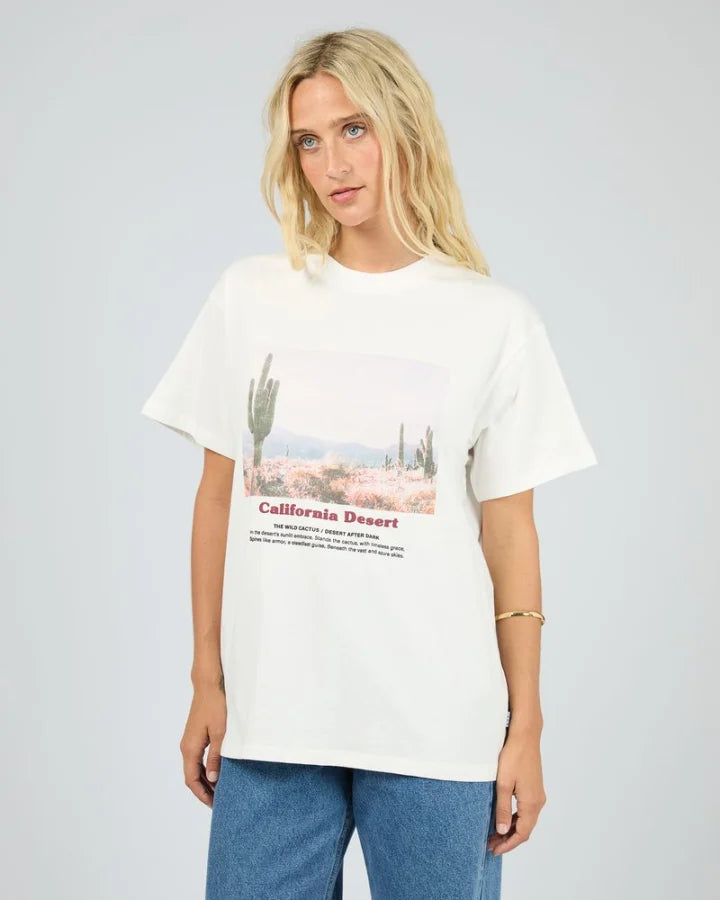 All About Eve Liberty Road Relaxed Tee - White