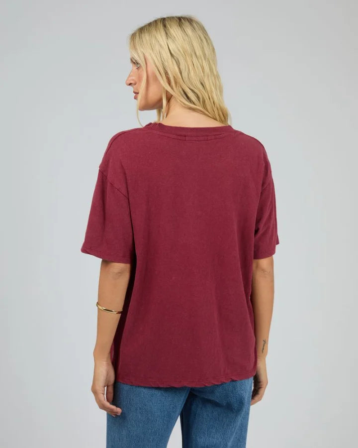 All About Eve Old West Era Tee - Wine