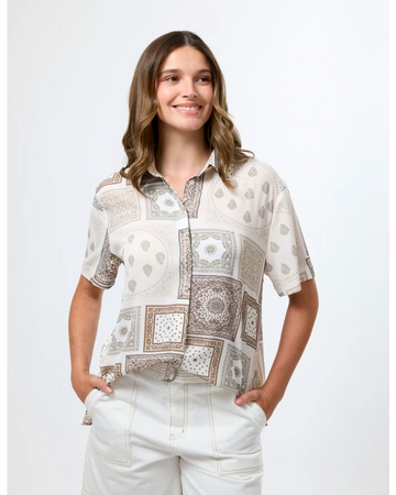 Stella + Gemma Heidi Shirt - Tuscan tile