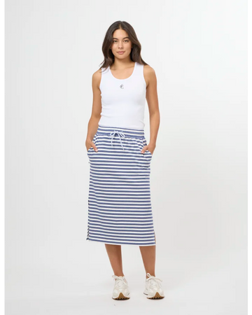 Stella + Gemma Essentials Skirt - Wisteria/White Stripe