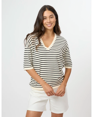 Stella + Gemma Celine Knit  - Ivory / Black