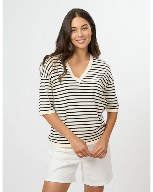 Stella + Gemma Celine Knit  - Ivory / Black
