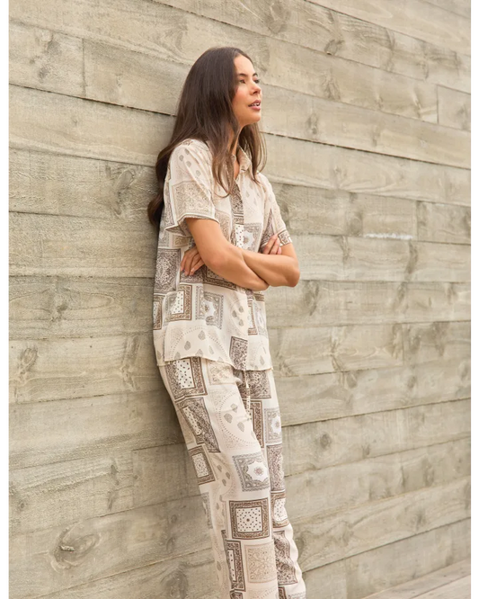 Stella + Gemma Heidi Shirt - Tuscan tile