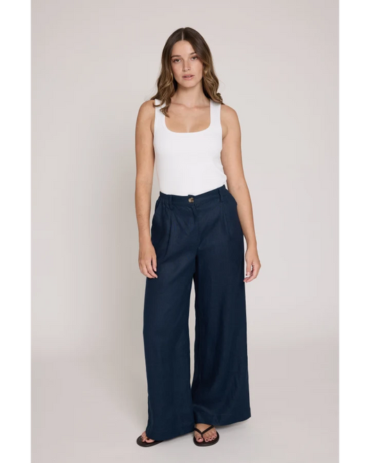 Stella + Gemma Penny Pant - Navy