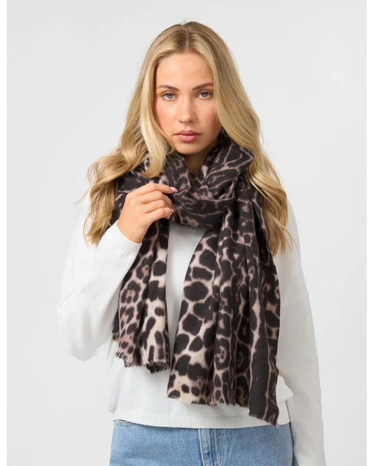Stella + Gemma Leopard Scarves