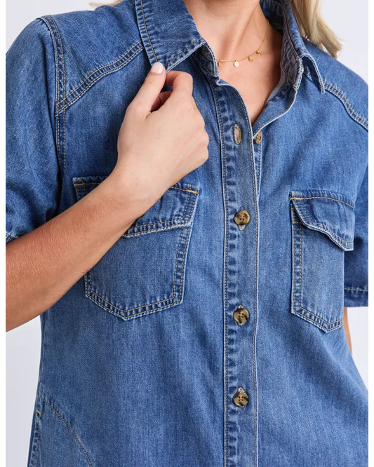 Elm Ayla Denim Dress