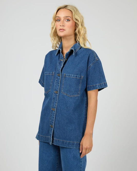 All About Eve Simi Shirt - Blue