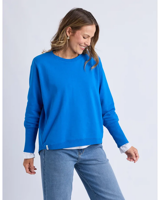 Elm Divine Crew - Royal Blue