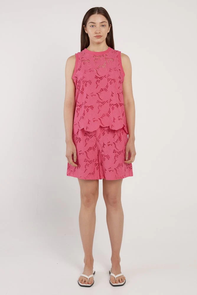 Fate + Becker Worth It Top - Hot Pink