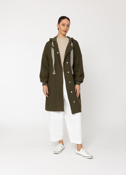 Blacklist Taylor Coat - Seaweed