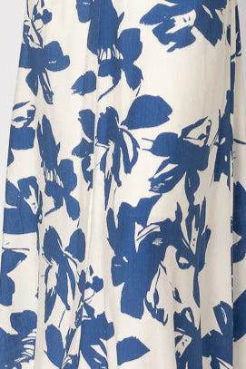 Drama The Label Halo Dress - Blue Flower