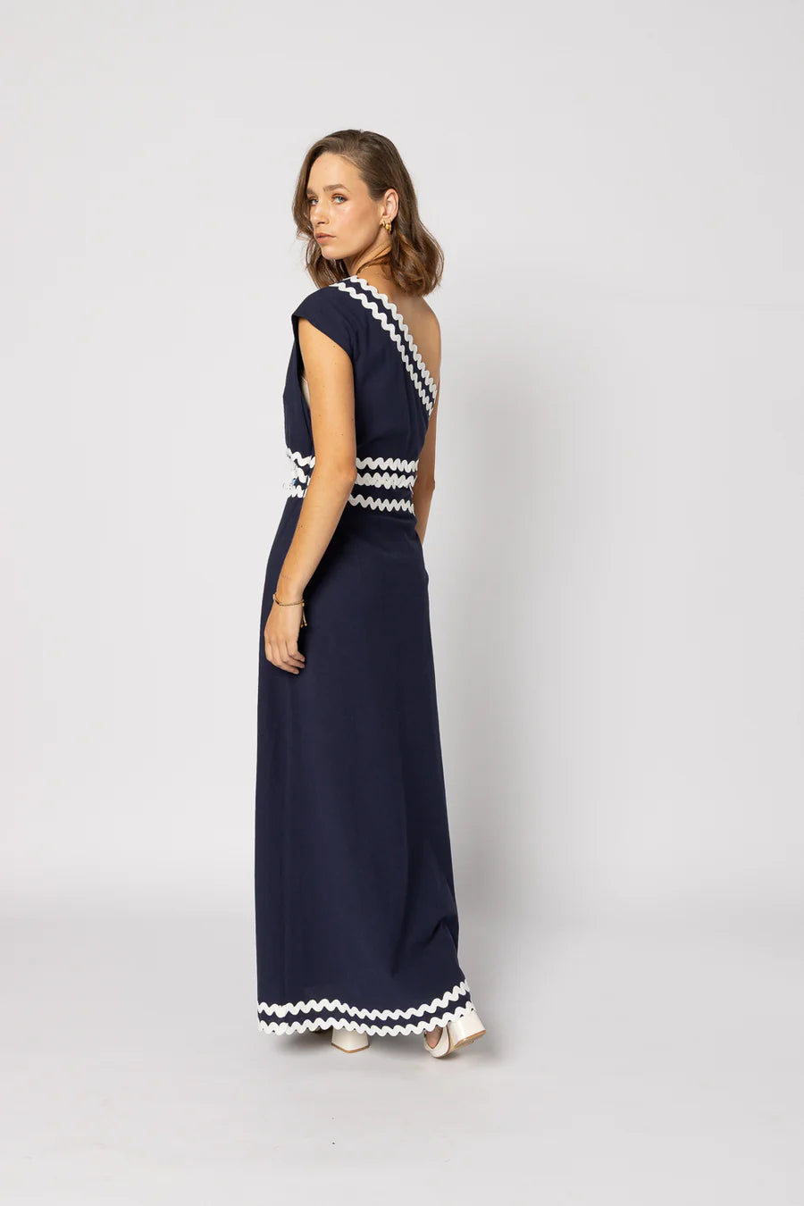 Drama The Label Rikki Dress - Navy