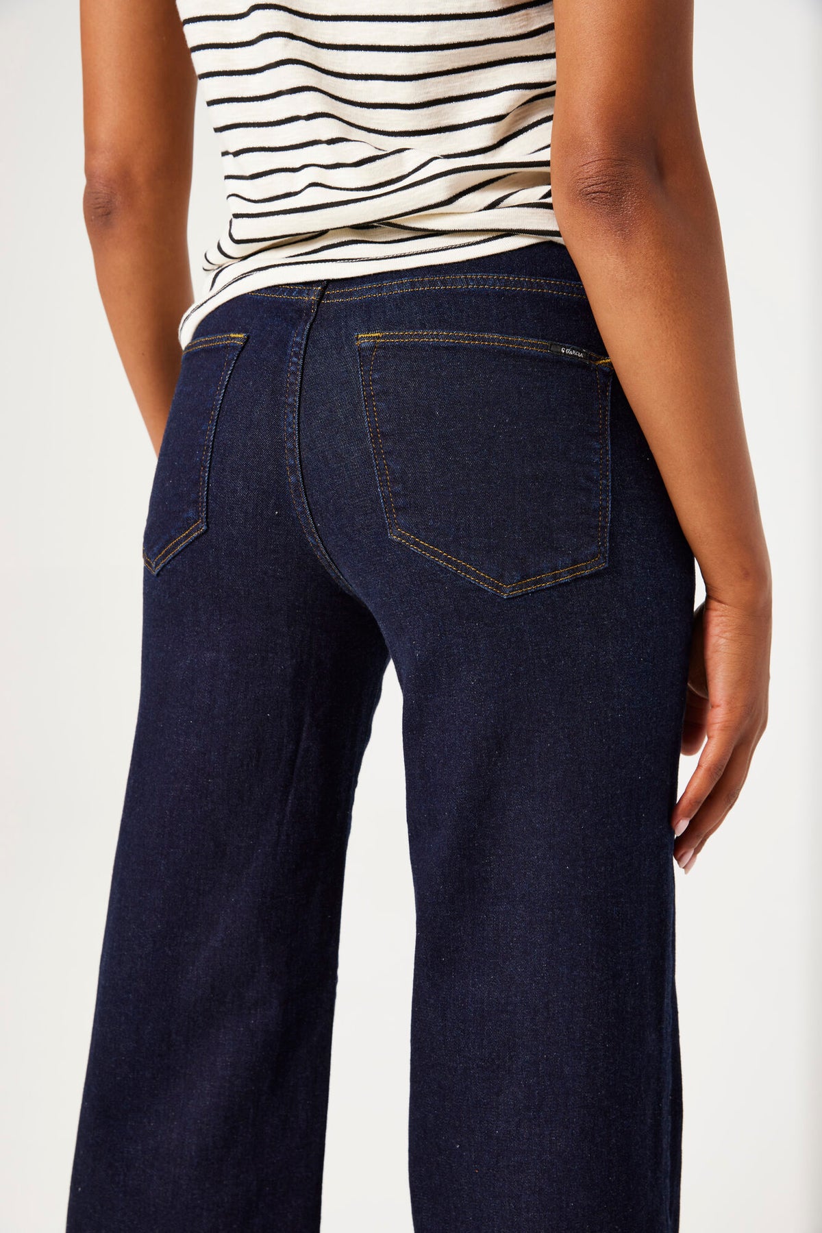 Garcia Wide Fit Jeans - Rinsed Blue