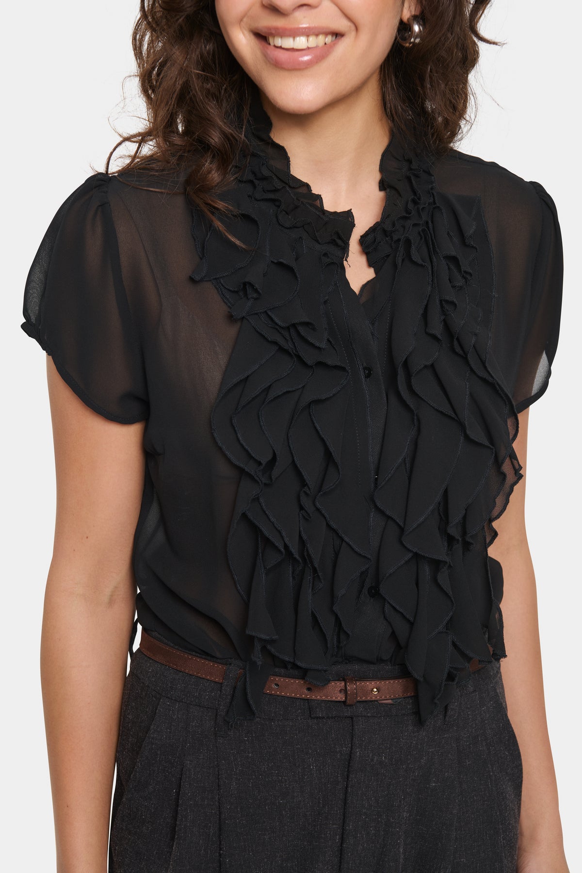 Saint Tropez Lilja Top - Black