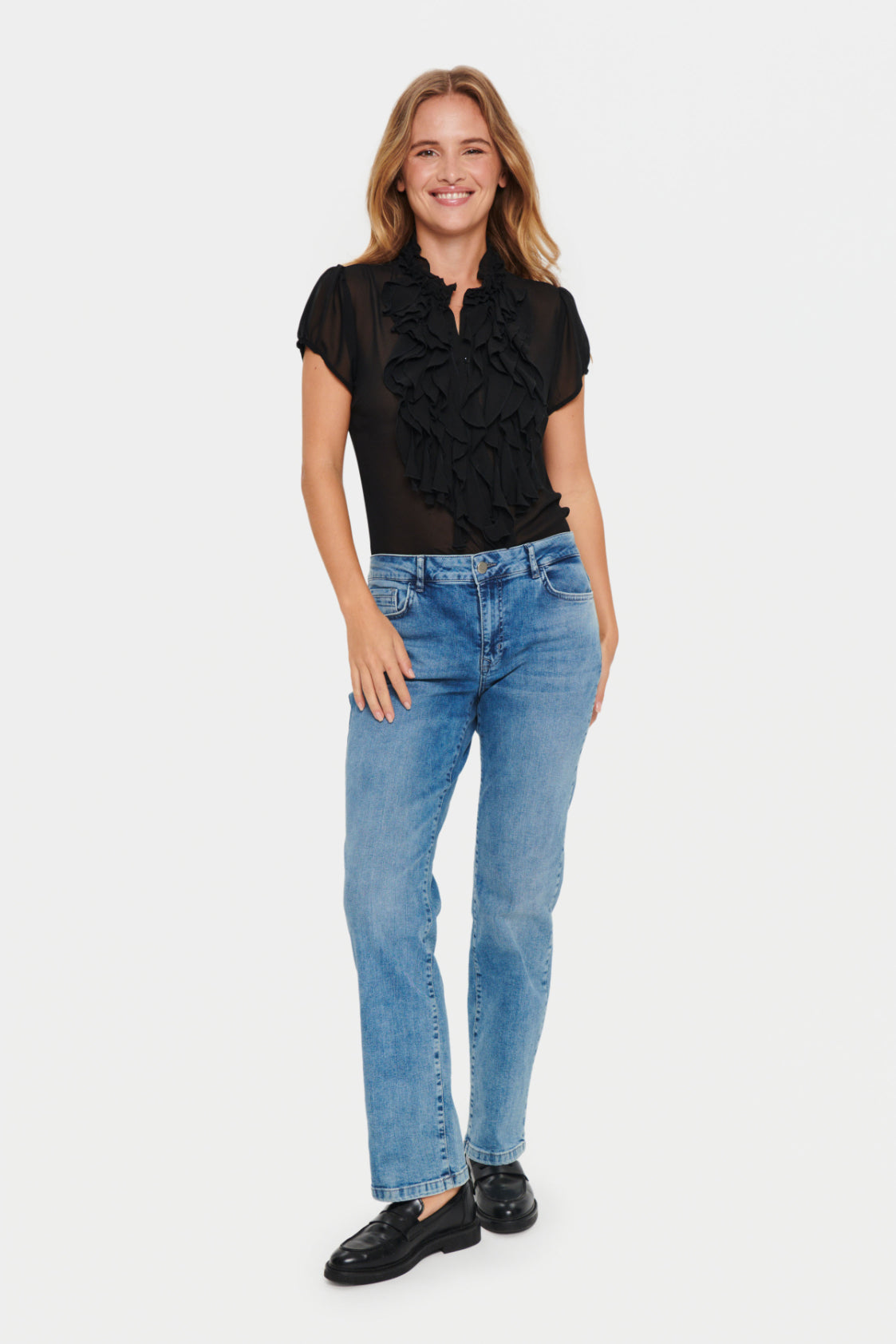 Saint Tropez Lilja Top - Black