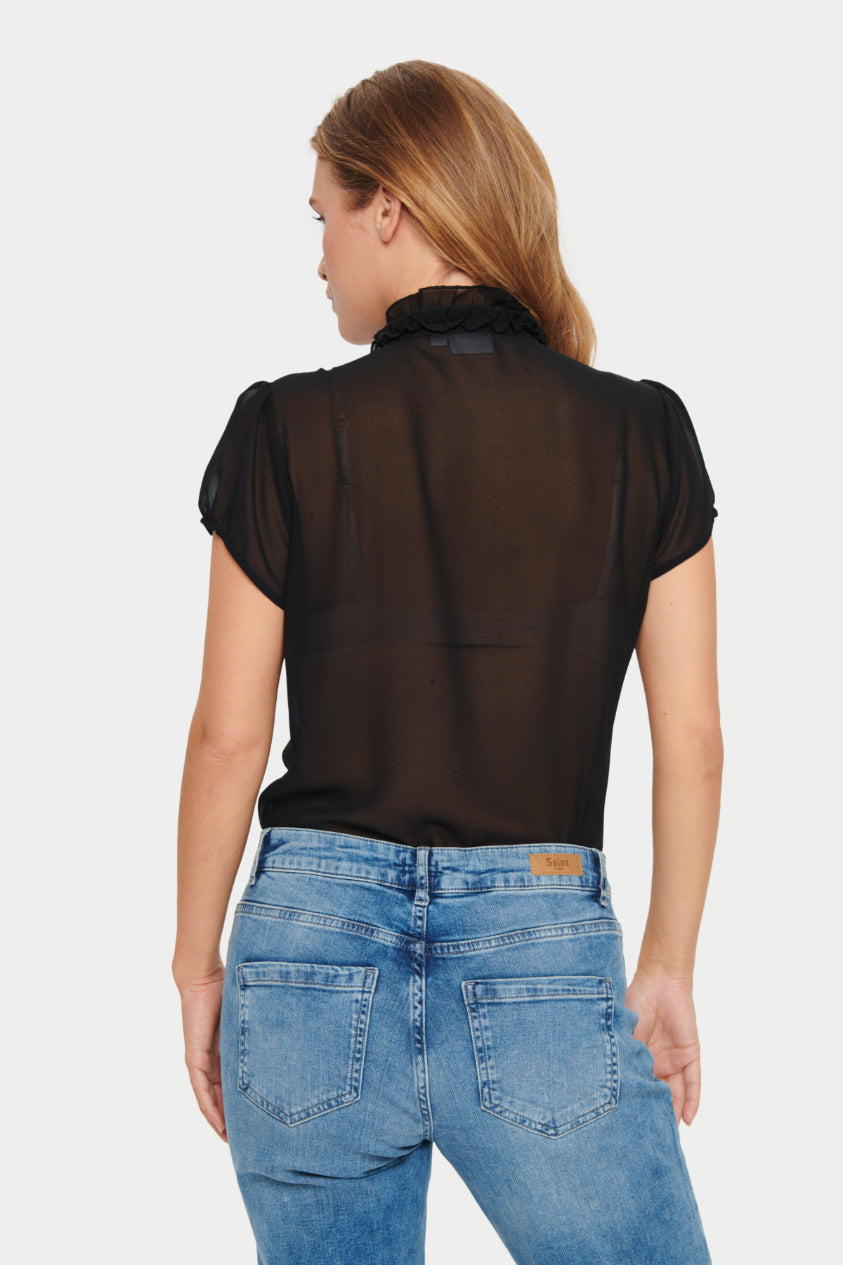 Saint Tropez Lilja Top - Black