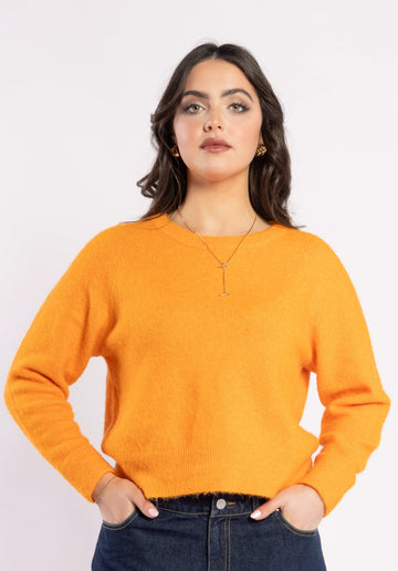 Drama The Label Adept Jumper - Mandarin