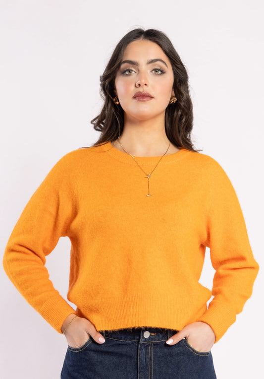 Drama The Label Adept Jumper - Mandarin