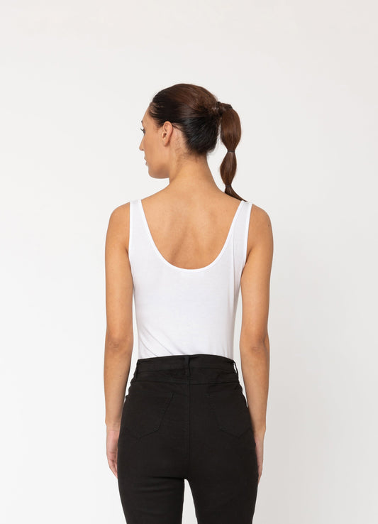 Two by Two Rayon Tank - Winter White