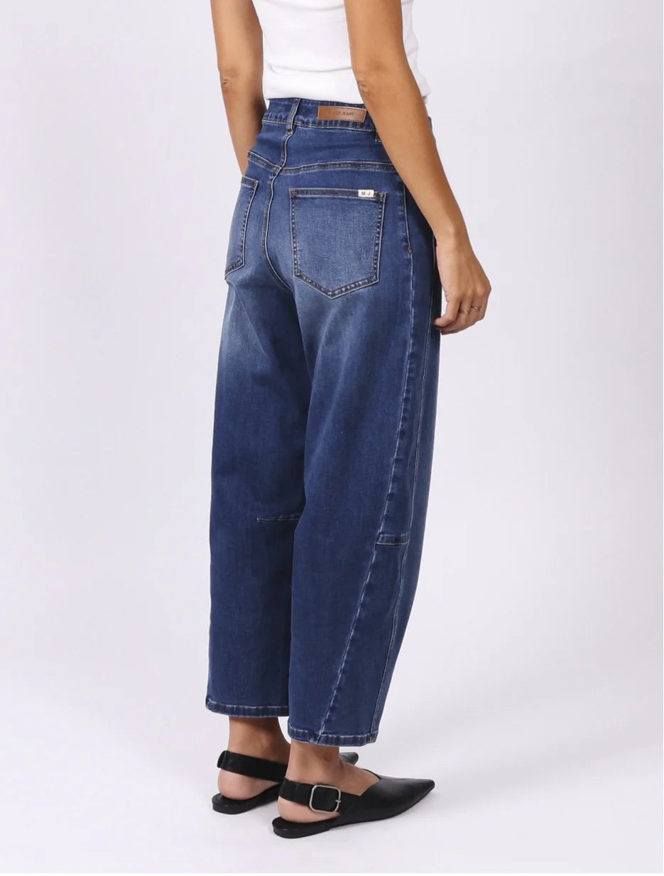 Monaco Toni Barrel Jeans - Blue