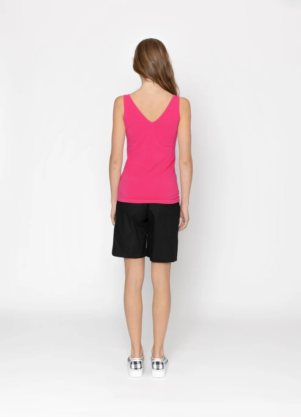 Two By Two Erin Tank - Hot Pink