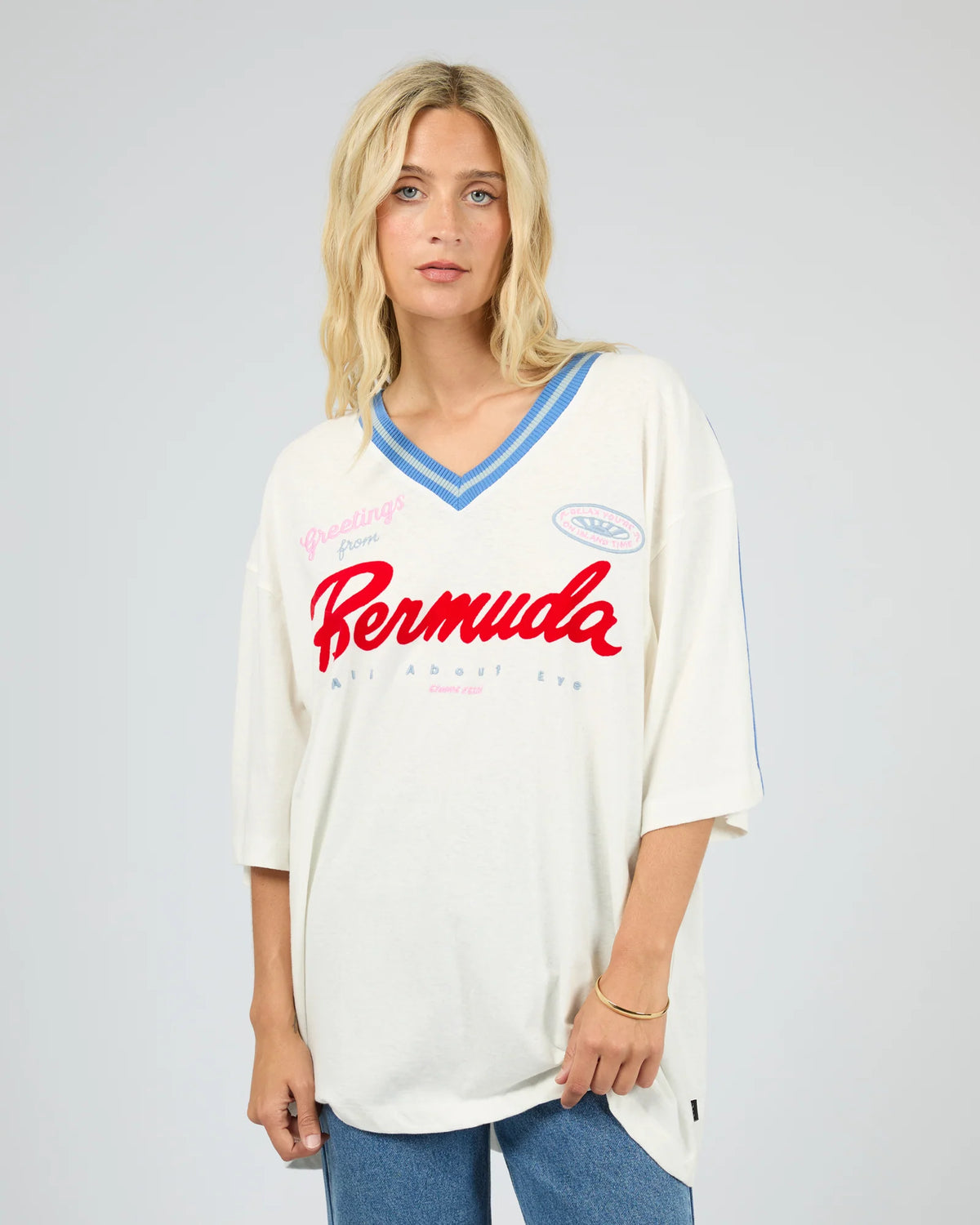 All about Eve Overside Bermuda Tee - White