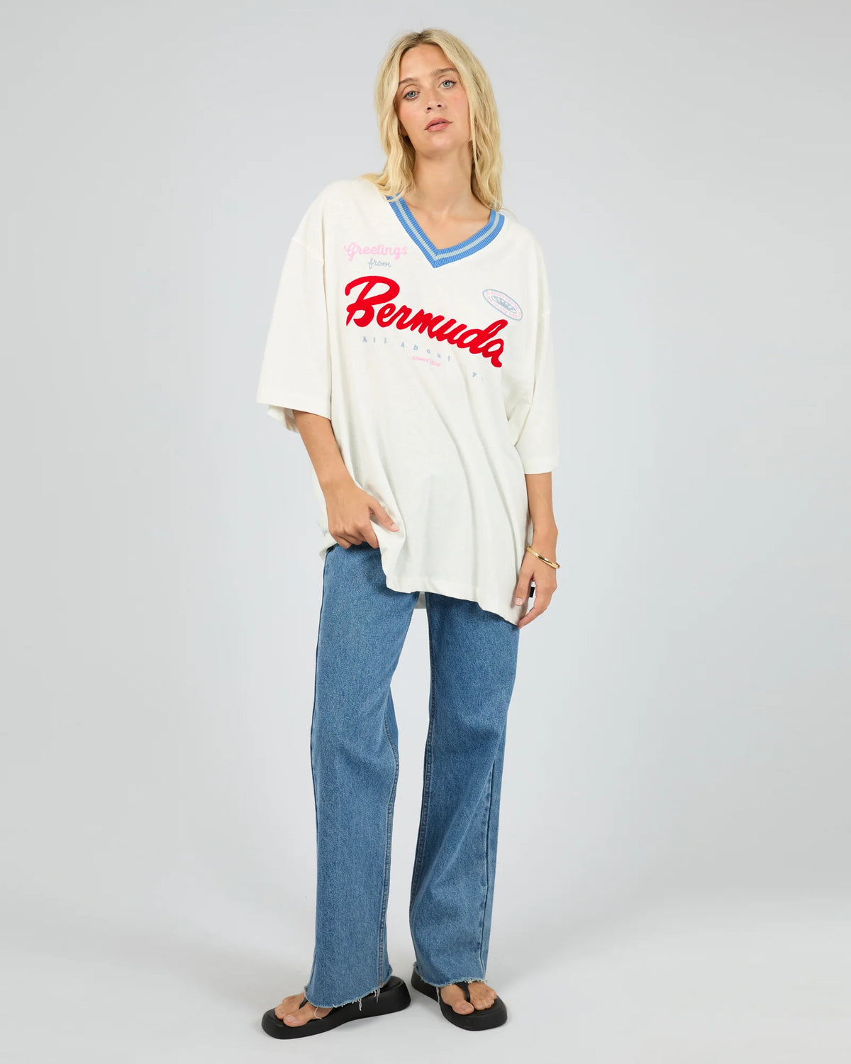 All about Eve Overside Bermuda Tee - White