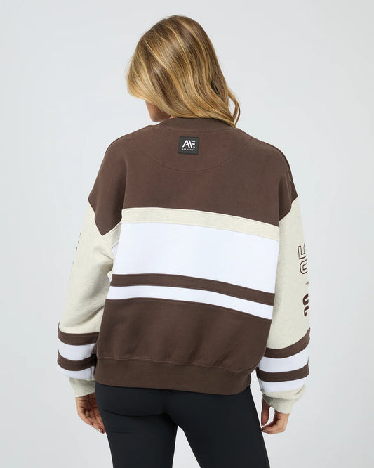 All About Eve Div One Panel Crew - Brown