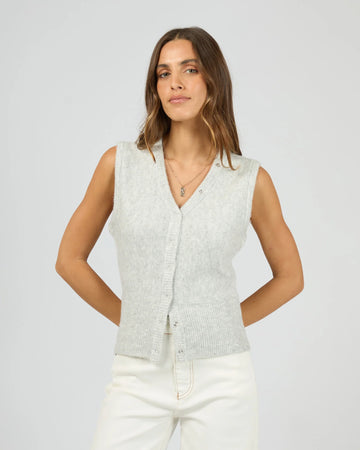 All About Eve Nelly Knit Vest - Snow