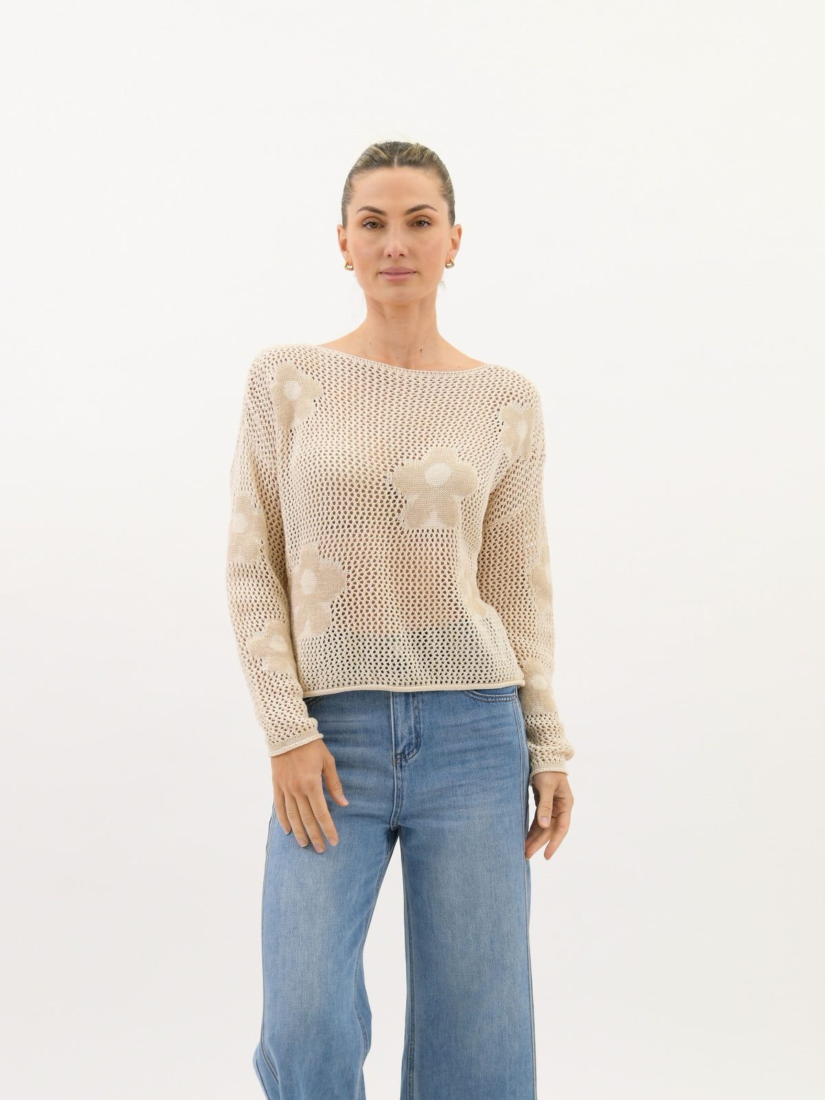 Worthier Rae Daisy Jumper - Beige